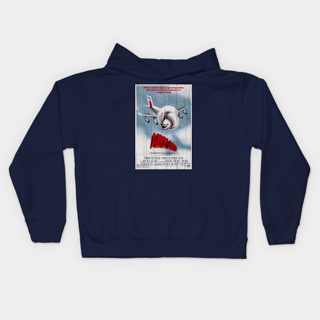 Airplane! poster Kids Hoodie by GADA